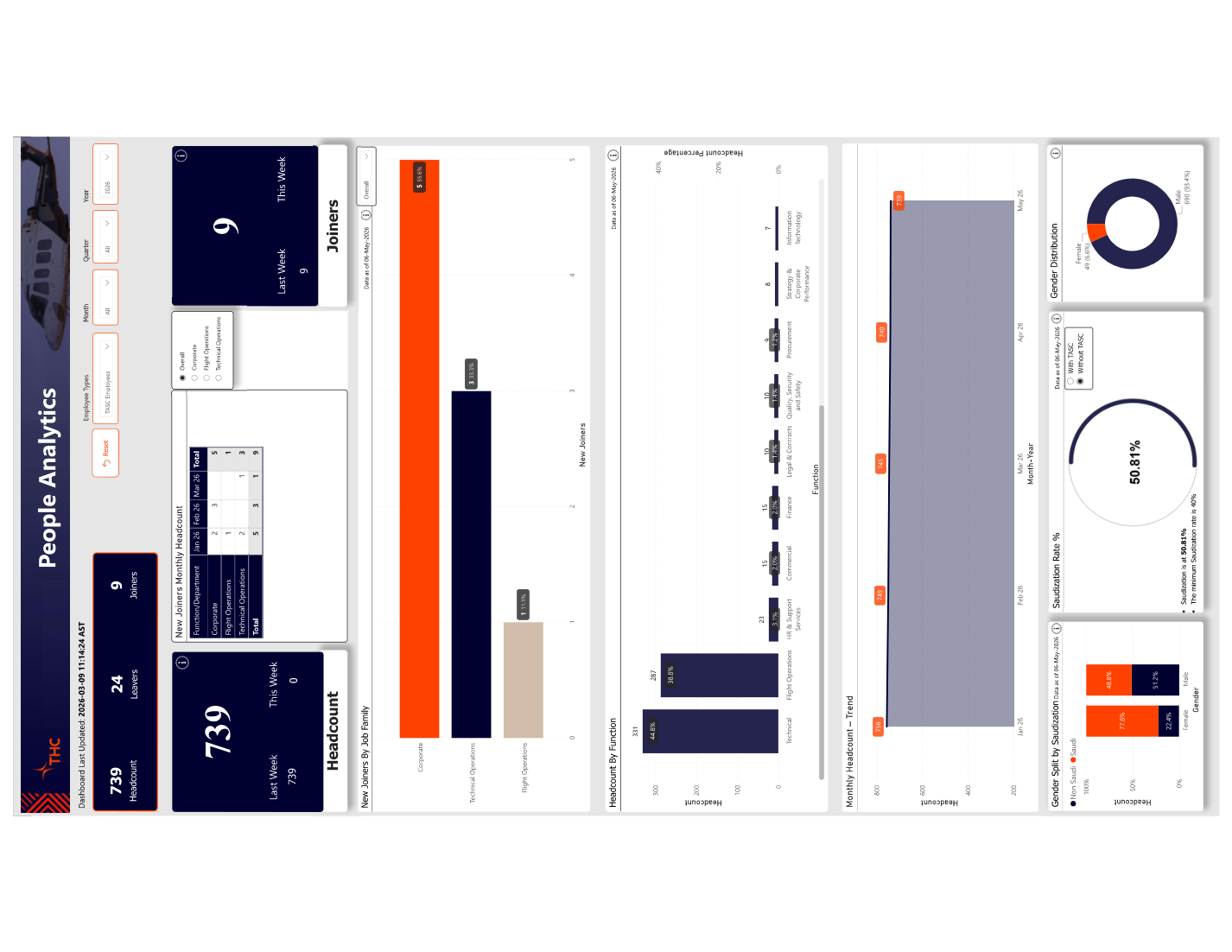 HCM KPI Dashboard preview